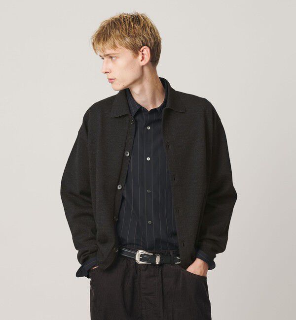 BEAUTY&YOUTH UNITED ARROWS「ハイブリッド ウール ポロジャケット ウォッシャブル」|カーディガン|