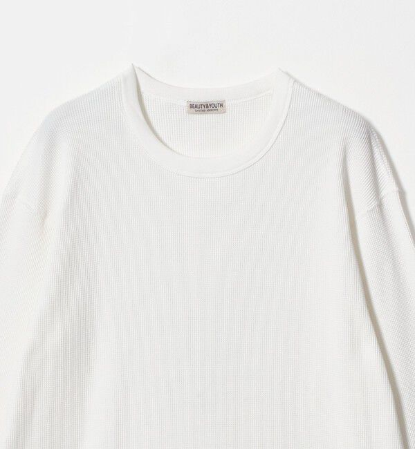 BEAUTY&YOUTH UNITED ARROWS「ハイゲージ ガスコットン サーマル クルーネック カットソー」|Tシャツ・カットソー|