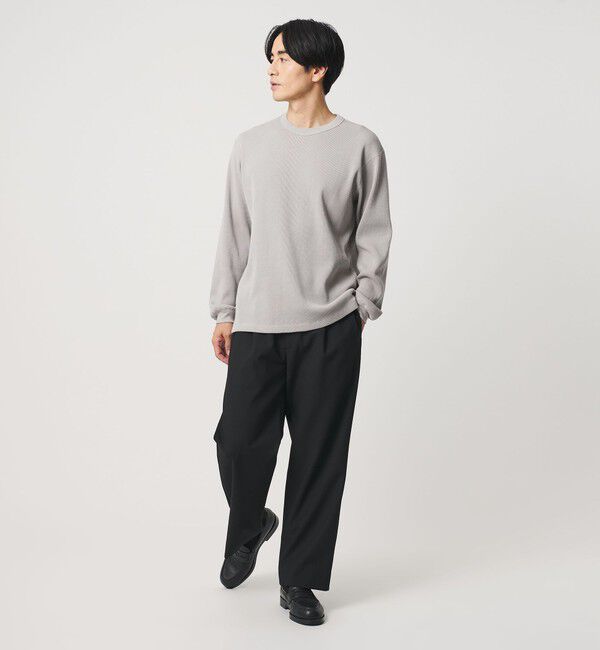 BEAUTY&YOUTH UNITED ARROWS「ハイゲージ ガスコットン サーマル クルーネック カットソー」|Tシャツ・カットソー|
