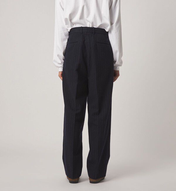 STEVEN ALAN「＜Steven Alan＞ ブラッシュド フランネル インツープリーツ ドレス トラウザーズ II」|スラックス|