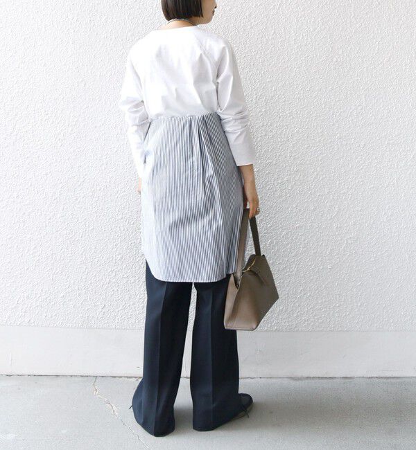 SHIPS for women「〈手洗い可能〉ベースボール TEE」|Tシャツ・カットソー|