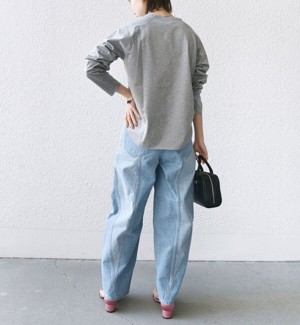 SHIPS for women「〈手洗い可能〉ベースボール TEE」|Tシャツ・カットソー|
