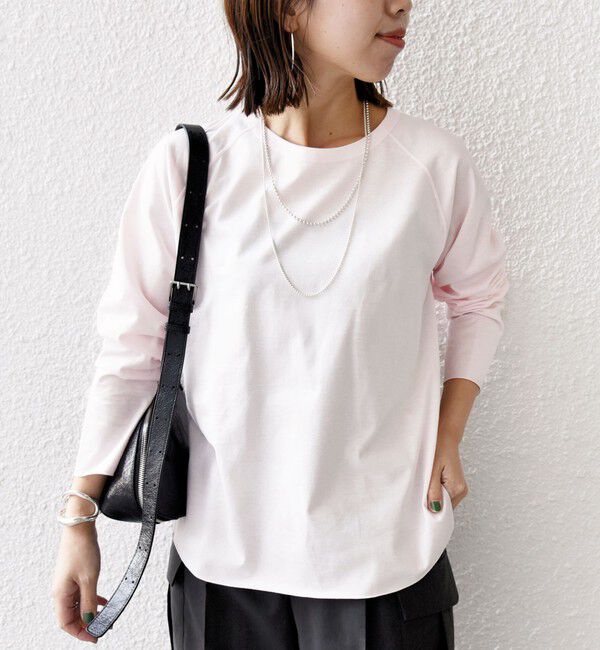 SHIPS for women「〈手洗い可能〉ベースボール TEE」|Tシャツ・カットソー|