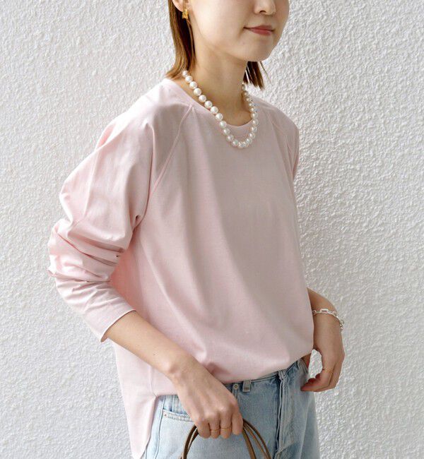 SHIPS for women「〈手洗い可能〉ベースボール TEE」|Tシャツ・カットソー|