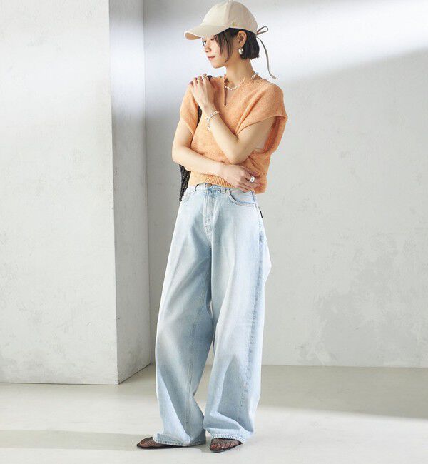 SHIPS for women「Revis.:〈UVカット/撥水〉リボン キャップ」|キャップ・キャスケット|