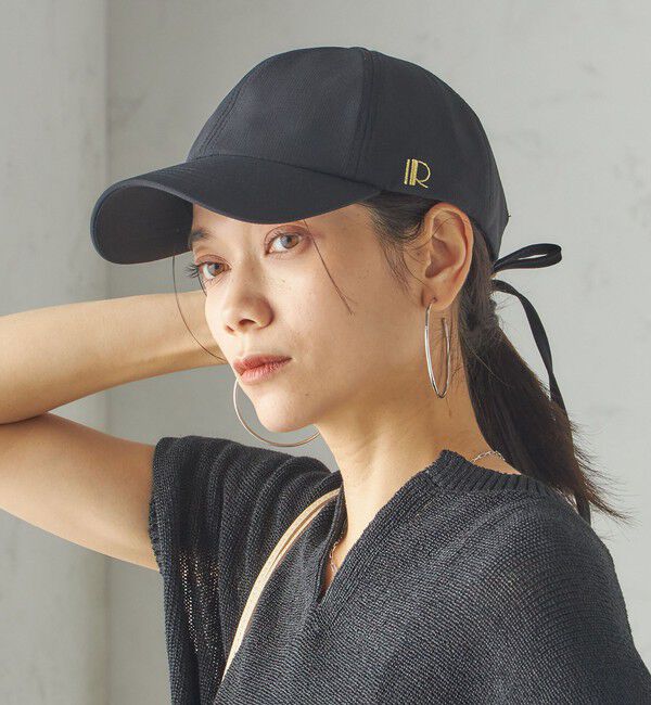 SHIPS for women「Revis.:〈UVカット/撥水〉リボン キャップ」|キャップ・キャスケット|