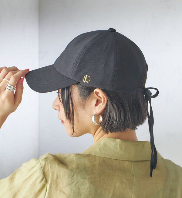 SHIPS for women「Revis.:〈UVカット/撥水〉リボン キャップ」|キャップ・キャスケット|