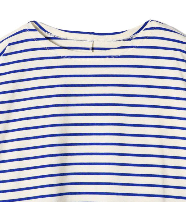 SHIPS for women「【WEB限定】〈手洗い可能〉バック レース 袖 ロング リブ ドルマン プルオーバー」|Tシャツ・カットソー|