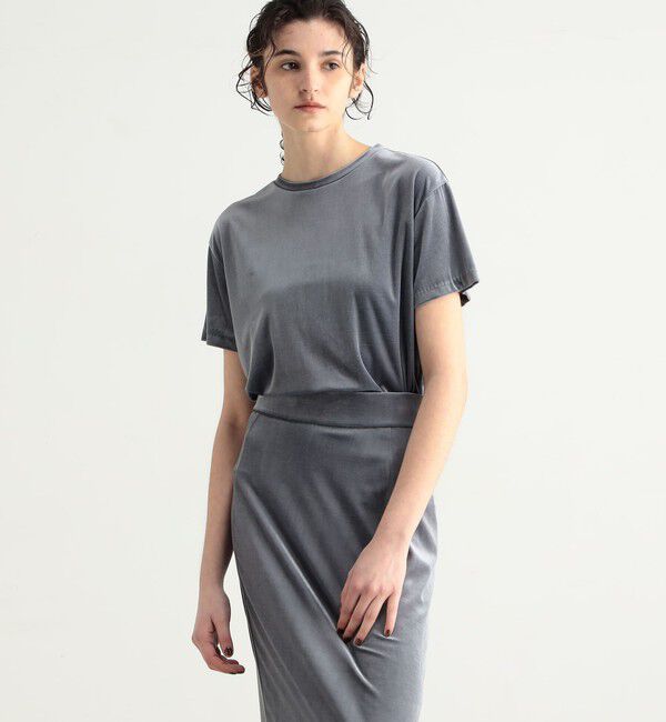 BACCA「inner piece ベロアジャージーTシャツ」|Tシャツ・カットソー|