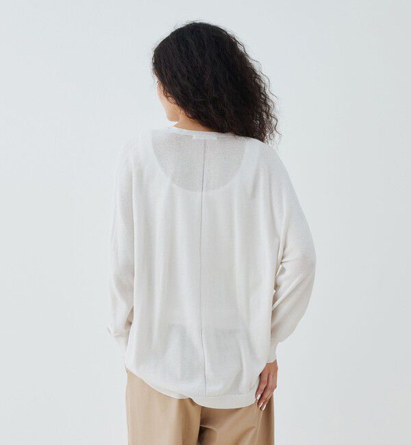 GALERIE VIE「ガーゼコットン Vネックカーディガン」|カーディガン|