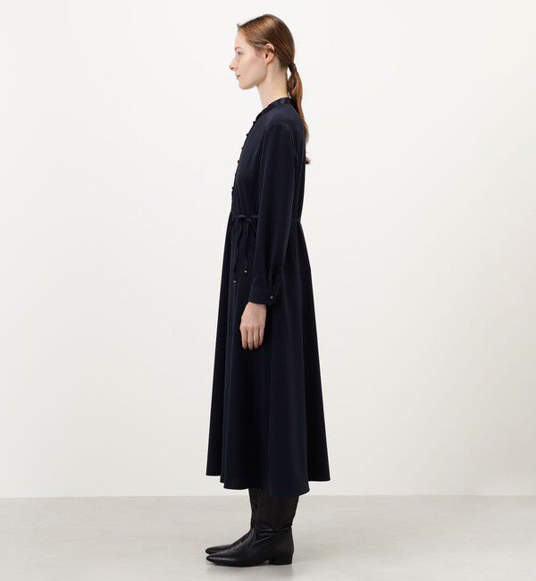 Ballsey「ドライジョーゼット フレアロングワンピース」|ワンピース|