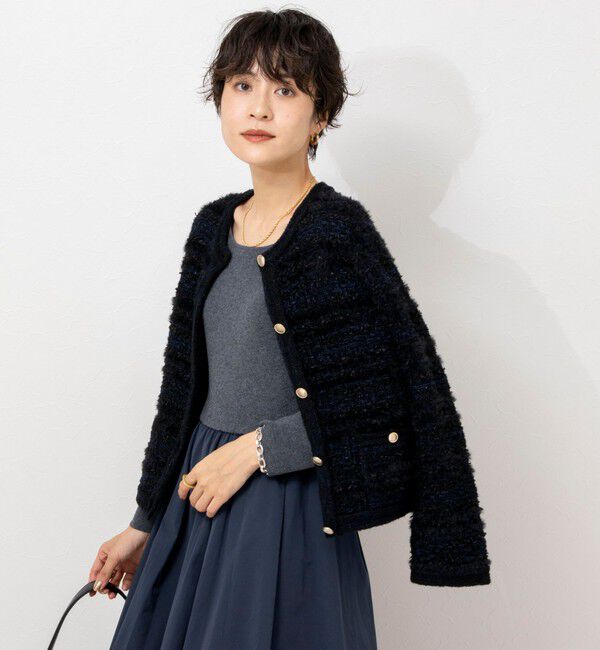 NOLLEY'S sophi「タフタバルーンスカート2WAYニットワンピース」|ワンピース|