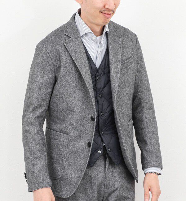NOLLEY'S goodman「【TAION/タイオン】SINGLE SNAP BUTTON DOWN GILET 25AW」|ダウンベスト・ベスト|
