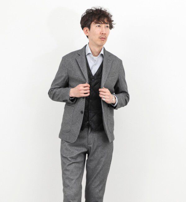 NOLLEY'S goodman「【TAION/タイオン】SINGLE SNAP BUTTON DOWN GILET 25AW」|ダウンベスト・ベスト|