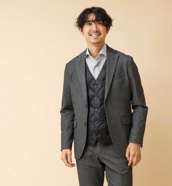 NOLLEY'S goodman「【TAION/タイオン】SINGLE SNAP BUTTON DOWN GILET 25AW」|ダウンベスト・ベスト|