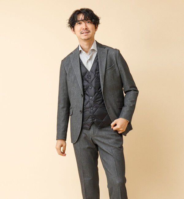 NOLLEY'S goodman「【TAION/タイオン】SINGLE SNAP BUTTON DOWN GILET 25AW」|ダウンベスト・ベスト|