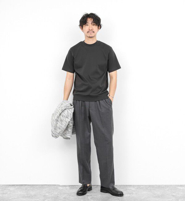 NOLLEY'S goodman「《ビジカジ対応》シルケットスムース クルーネックドレスTシャツ 26SS」|Tシャツ・カットソー|