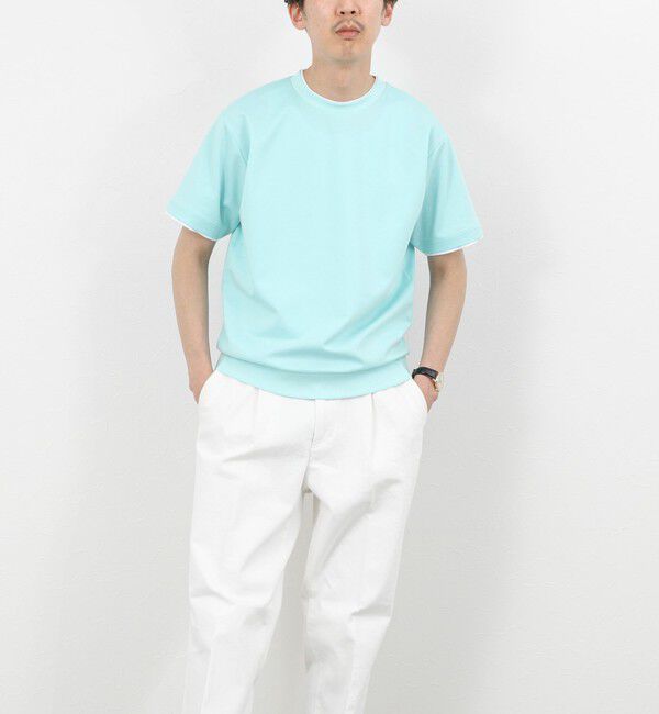 NOLLEY'S goodman「超長綿ハイゲージポンチ フェイクレイヤードTシャツ 26SS」|Tシャツ・カットソー|