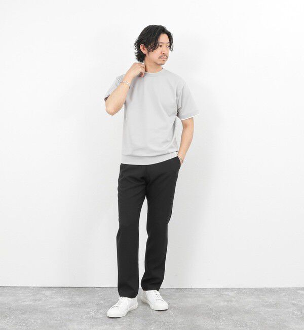 NOLLEY'S goodman「超長綿ハイゲージポンチ フェイクレイヤードTシャツ 26SS」|Tシャツ・カットソー|