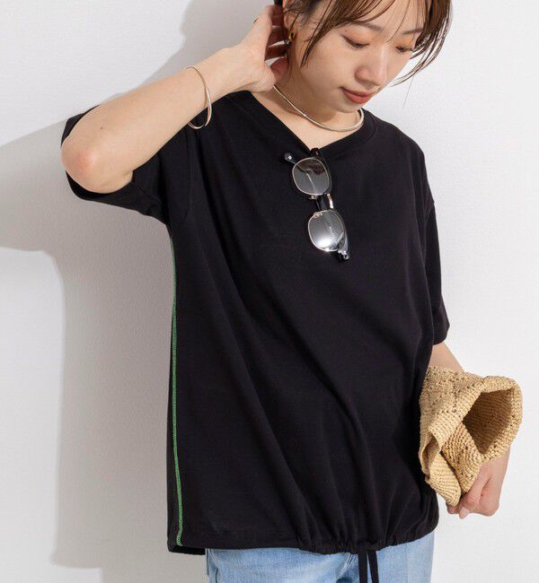 Rie Miller「ウォッシャブルドローストTシャツ」|Tシャツ・カットソー|