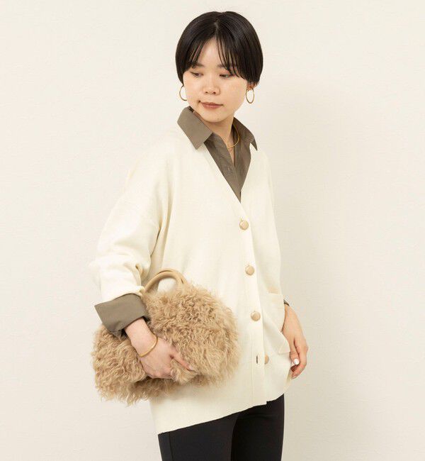 NOLLEY'S sophi「【WEB限定】《手洗い可能》総針ビックVネックカーディガン」|カーディガン|
