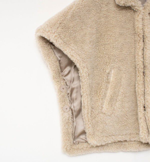 NOLLEY'S sophi「【TICCA/ティッカ】WOOLファーポンチョ」|ポンチョ・ケープ|
