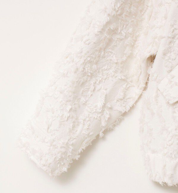 NOLLEY'S sophi「【WEB＆一部店舗限定アイテム】ウォッシャブルカットジャガードブルゾン」|ブルゾン・スタジャン|