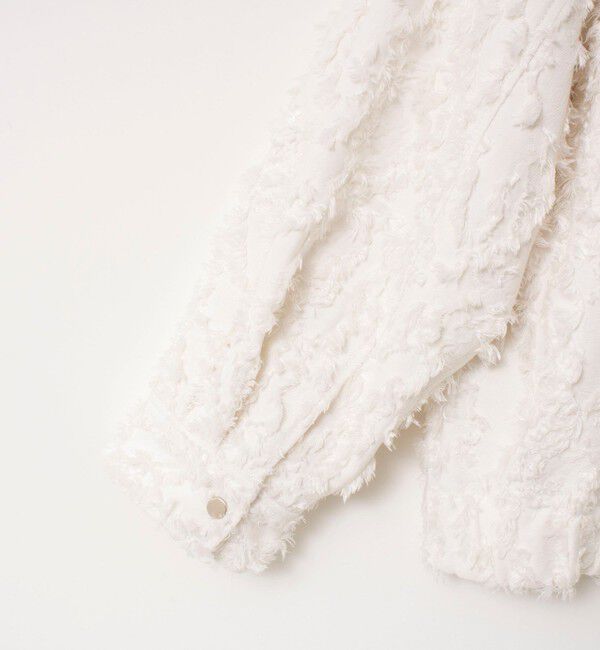 NOLLEY'S sophi「【WEB＆一部店舗限定アイテム】ウォッシャブルカットジャガードブルゾン」|ブルゾン・スタジャン|