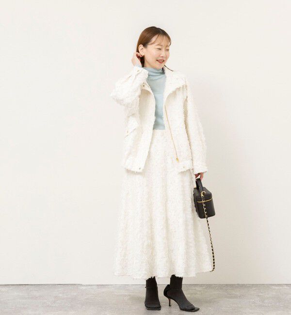 NOLLEY'S sophi「【WEB＆一部店舗限定アイテム】ウォッシャブルカットジャガードブルゾン」|ブルゾン・スタジャン|