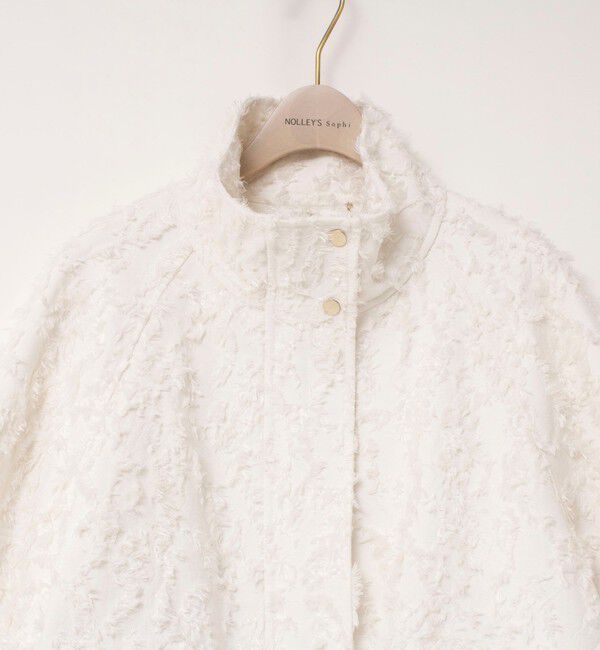 NOLLEY'S sophi「【WEB＆一部店舗限定アイテム】ウォッシャブルカットジャガードブルゾン」|ブルゾン・スタジャン|