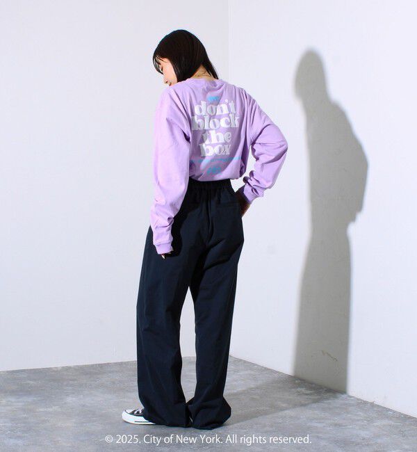 GLOSTER「【GOOD ROCK SPEED】NYC 発砲プリント ロングスリーブTシャツ ロンT」|Tシャツ・カットソー|