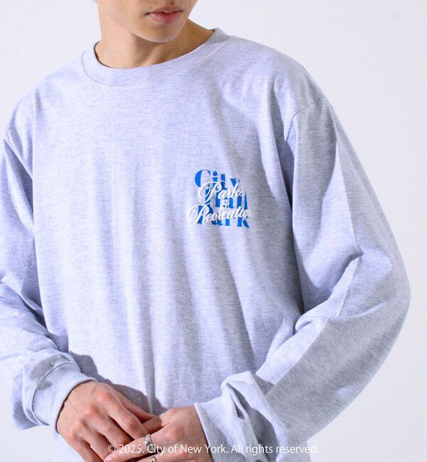 GLOSTER「【GOOD ROCK SPEED】NYC 発砲プリント ロングスリーブTシャツ ロンT」|Tシャツ・カットソー|