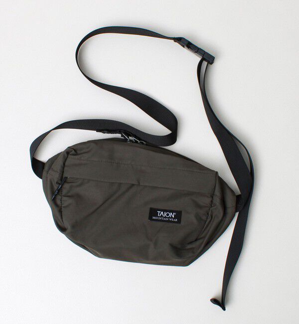 GLOSTER「【TAION / タイオン】MOUNTAIN WAIST POUCH」|ショルダー・メッセンジャー|オリーブ