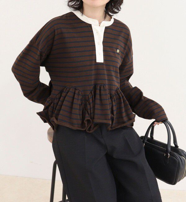 fredy emue「ペプラムラガープルオーバー」|Tシャツ・カットソー|