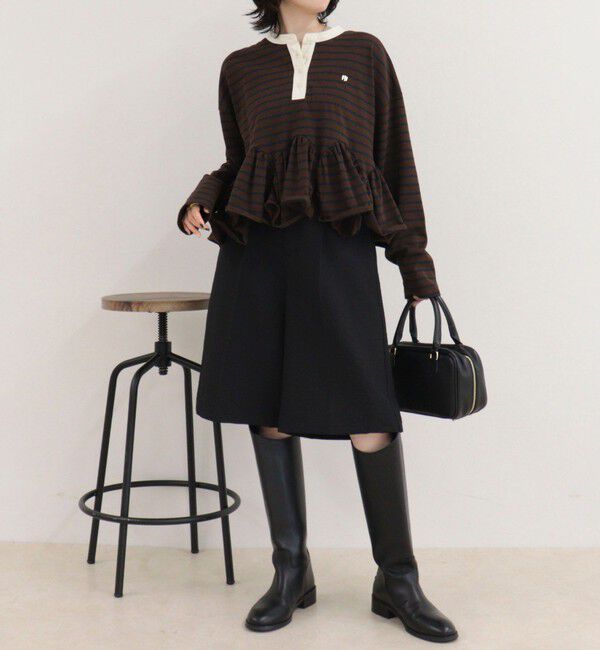 fredy emue「ペプラムラガープルオーバー」|Tシャツ・カットソー|