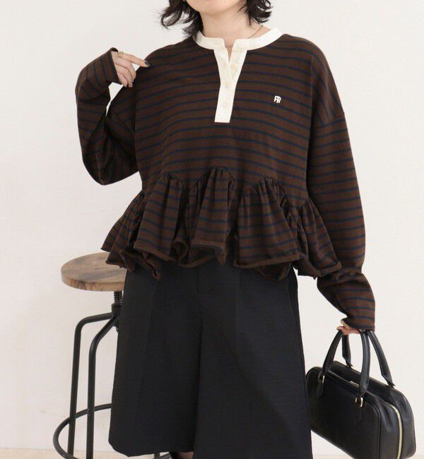 fredy emue「ペプラムラガープルオーバー」|Tシャツ・カットソー|