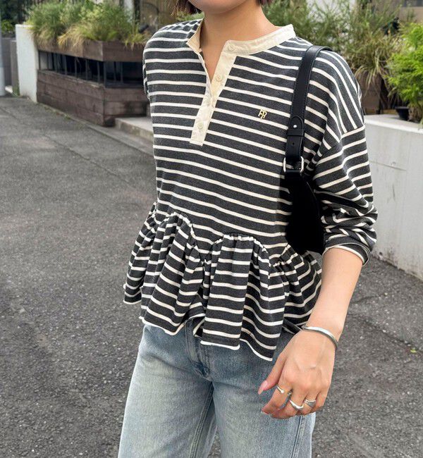 fredy emue「ペプラムラガープルオーバー」|Tシャツ・カットソー|