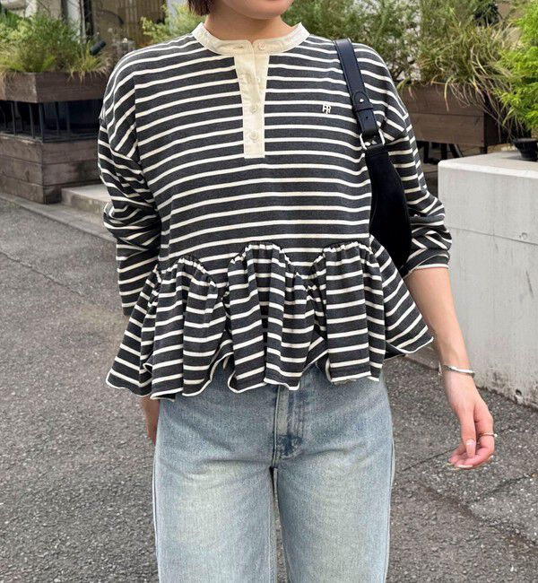 fredy emue「ペプラムラガープルオーバー」|Tシャツ・カットソー|