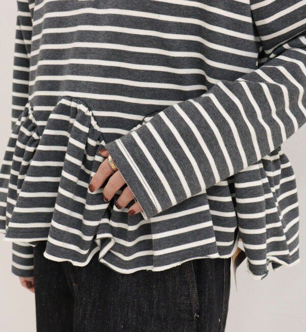 fredy emue「ペプラムラガープルオーバー」|Tシャツ・カットソー|
