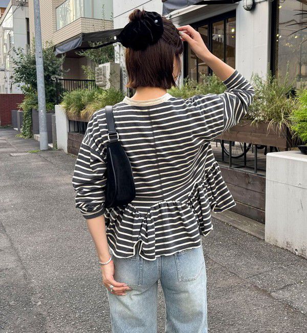 fredy emue「ペプラムラガープルオーバー」|Tシャツ・カットソー|