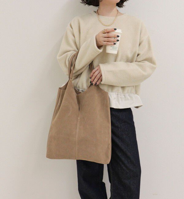 fredy emue「フェイクスエード配色ハンドルトートバッグ」|トートバッグ|