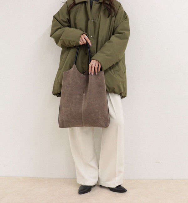 fredy emue「フェイクスエード配色ハンドルトートバッグ」|トートバッグ|
