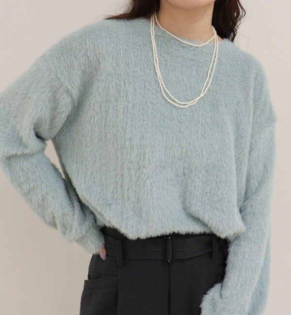 fredy emue「シャギー裾タックプルオーバー」|Tシャツ・カットソー|