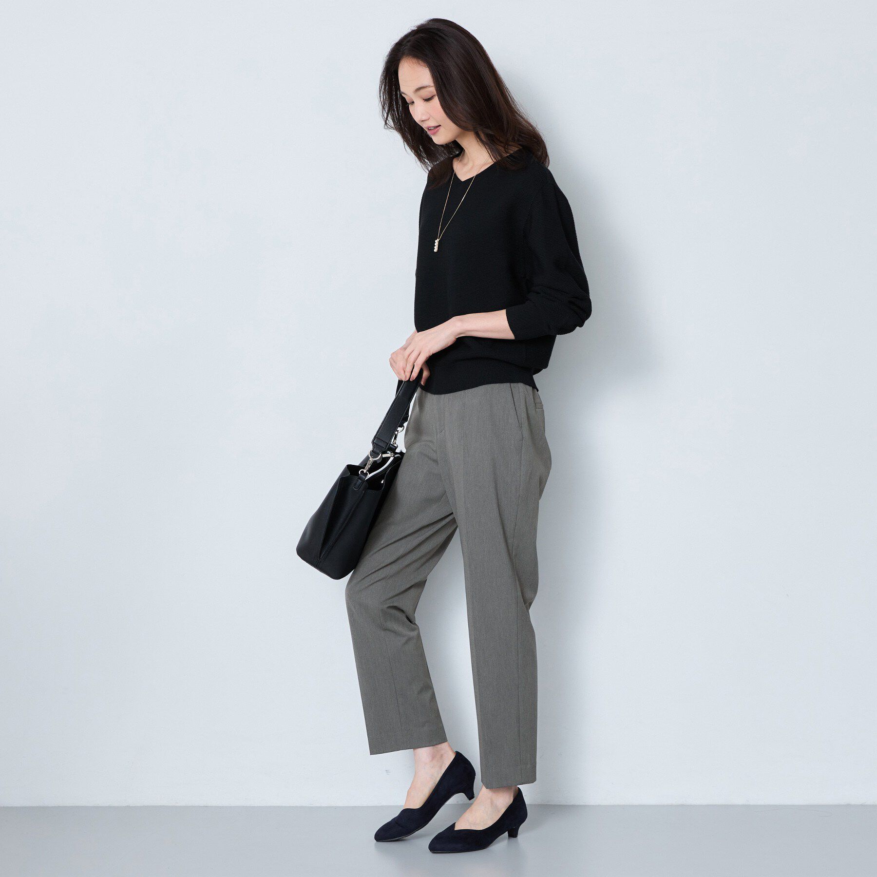 Reflect「【マシンウォッシュ】ホールガーメントニット」|ニット・セーター|