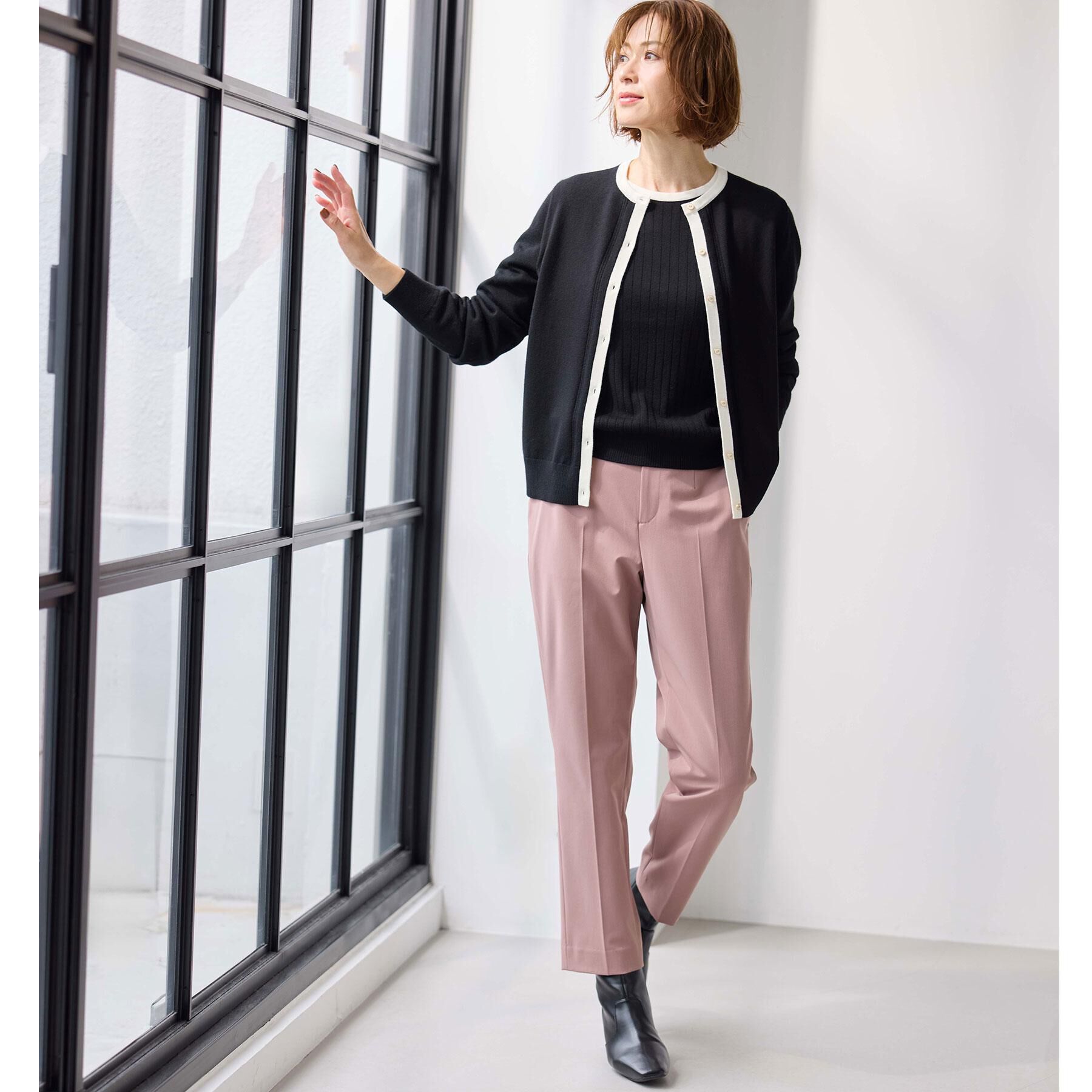 Reflect「【SS-4Lサイズ／私のパンツ】ストレートシルエット テーパードパンツ」|その他|