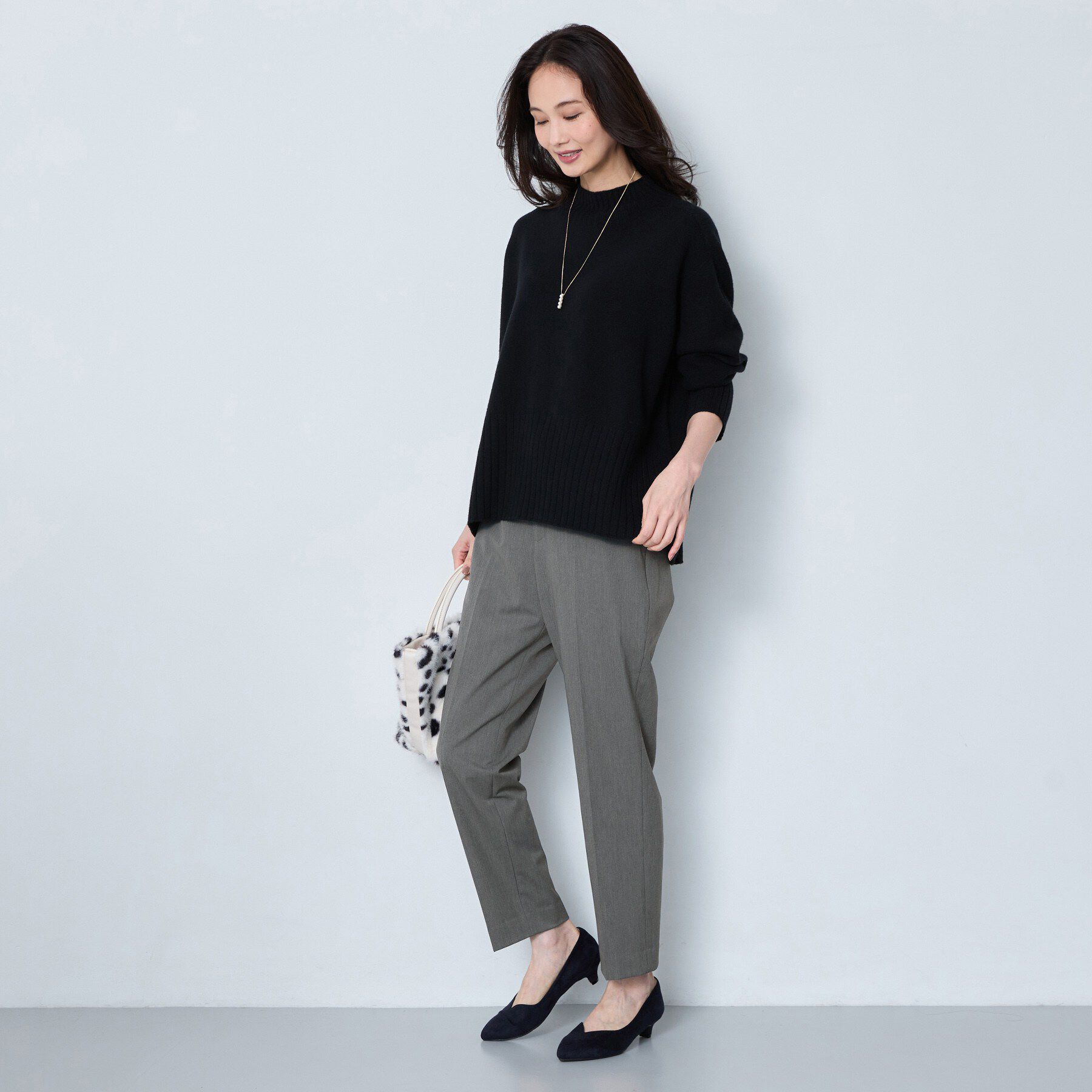 Reflect「【SS-4Lサイズ／私のパンツ】ストレートシルエット テーパードパンツ」|その他|