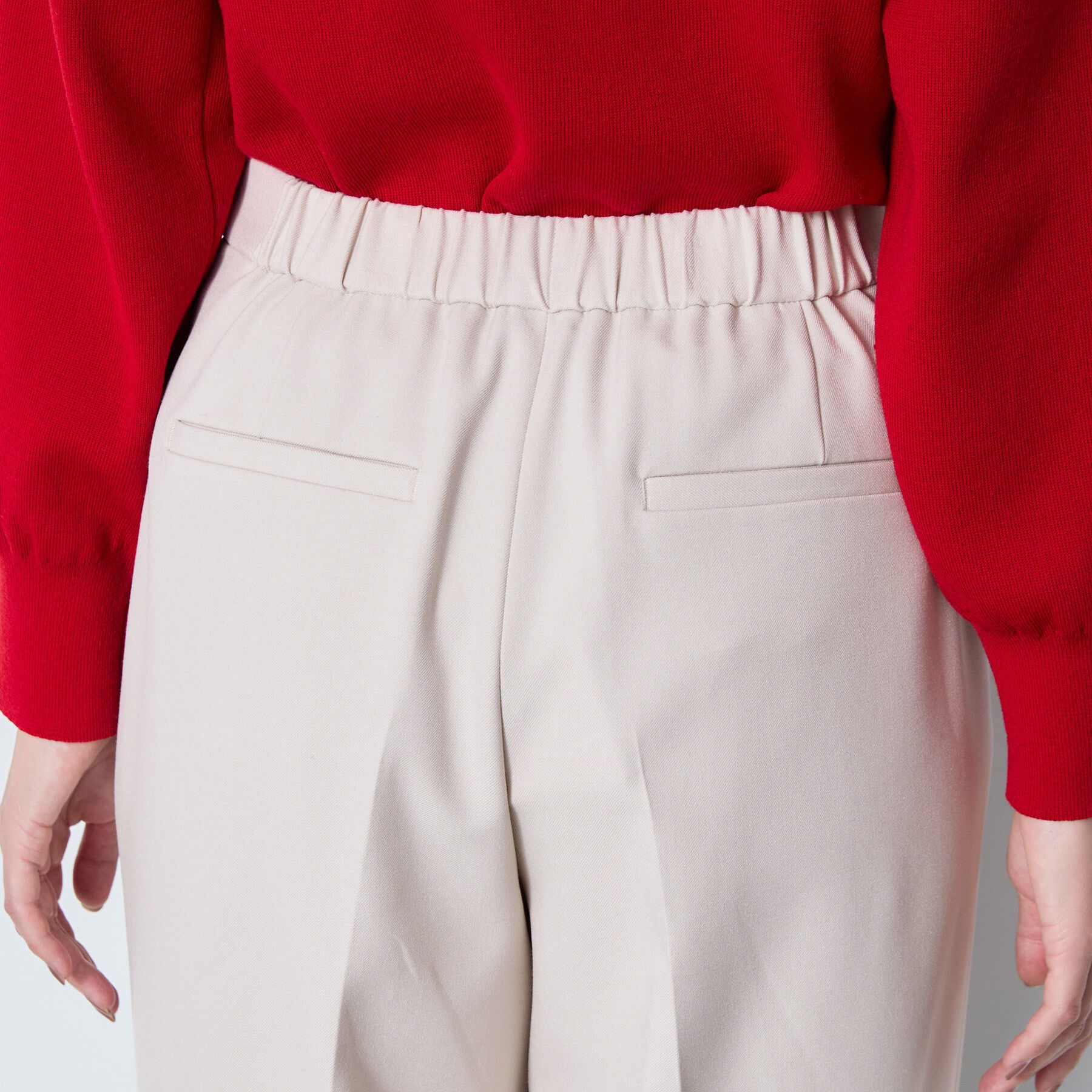 Reflect「【SS-4Lサイズ／手洗い可／吸湿／発熱】裏起毛素材ワイドパンツ」|その他|
