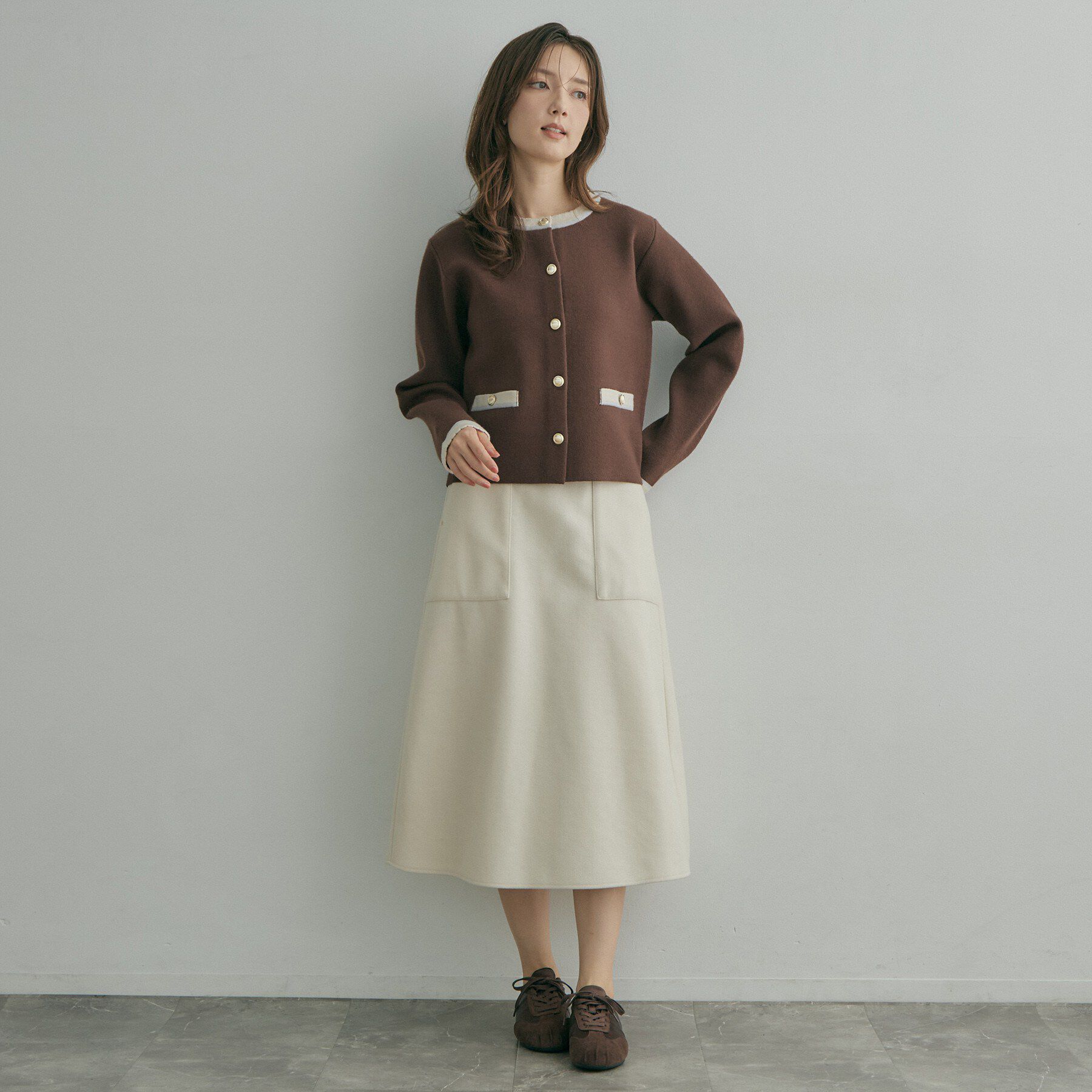 Couture broach「スエード調バレエスニーカー」|スニーカー|
