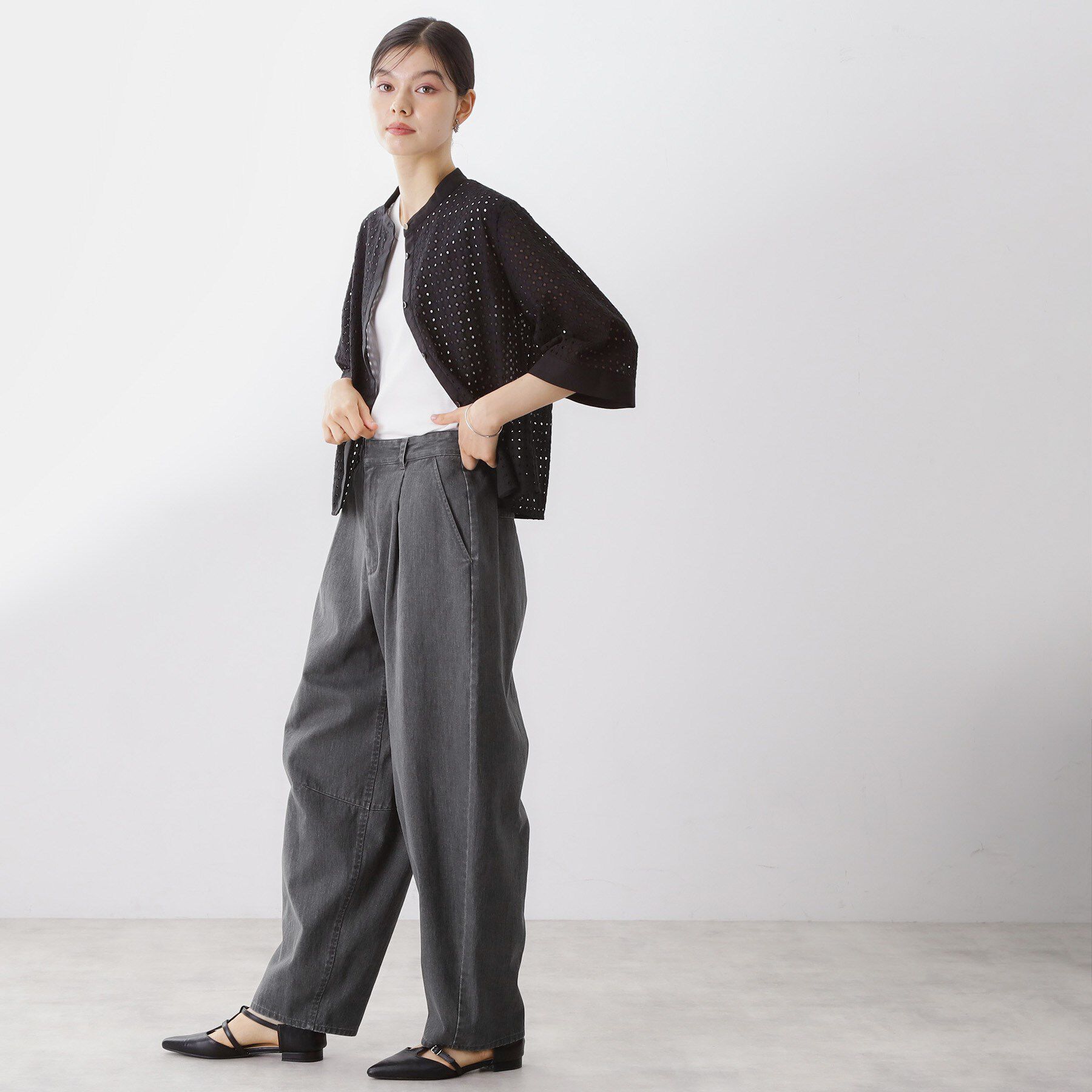 THE SHOP TK「バレルレッグパンツ」|その他|