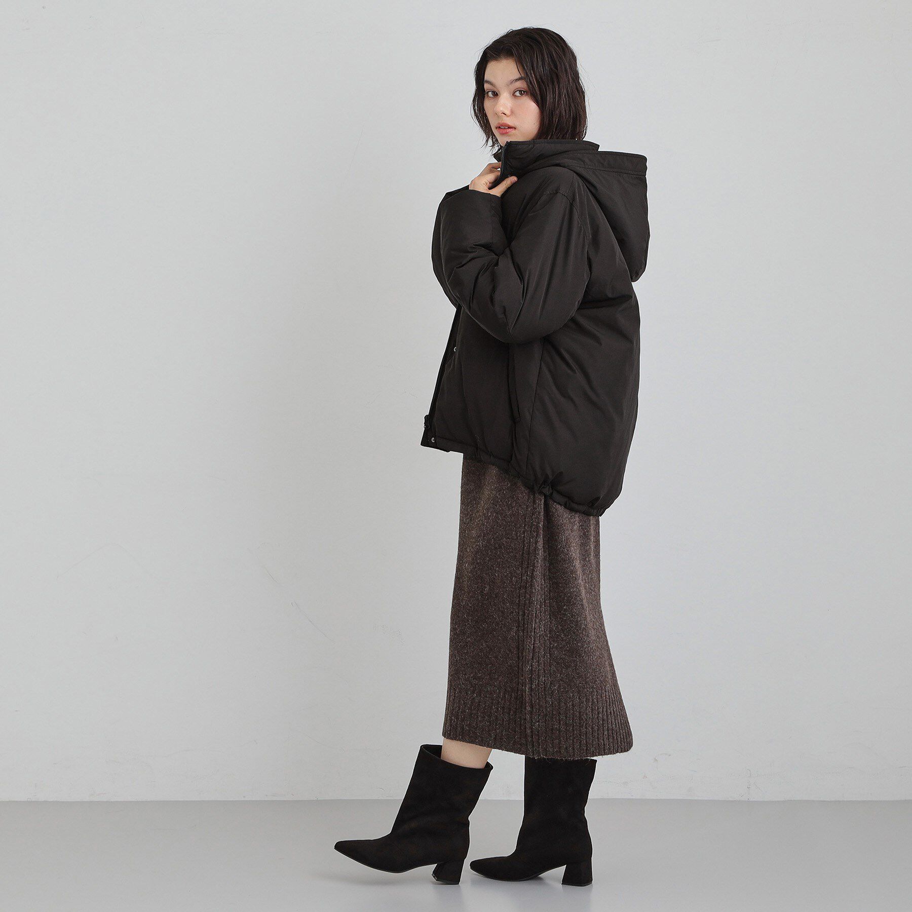 THE SHOP TK「【ぎゅっとされているような暖かさ】撥水中綿ブルゾン」|ダウン|